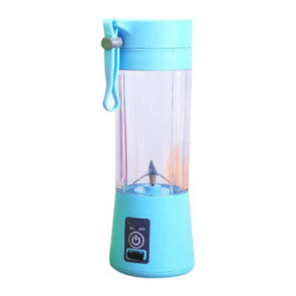 Portable Juicer Cup 6 Blade Juicer USB Rechargeable Handheld Smoothie Blender Fruit Blender for On-the-go Travel