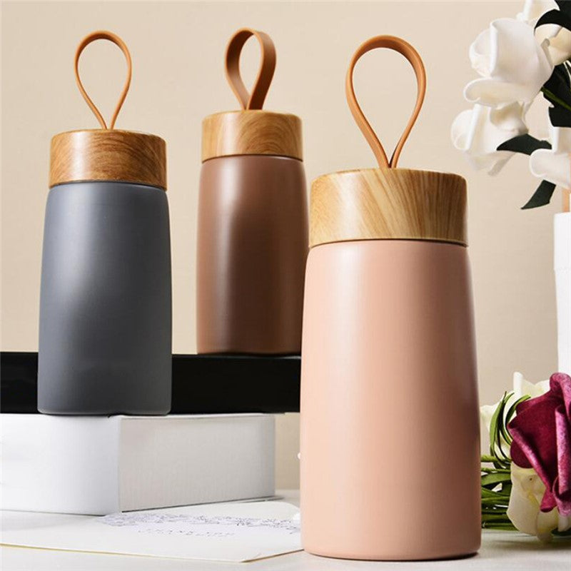 Insulated Coffee Mug 304 Stainless Steel Tumbler Water Thermos Vacuum Flask Mini Water Bottle Portable Travel Mug Thermal Cup