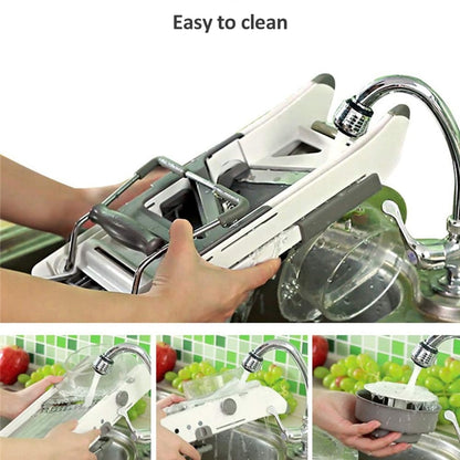 Types Adjustable Mandolin Slicer Stainless Steel Vegetable Juliennes Grater Onion Potato Slicer Cutter