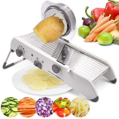 Types Adjustable Mandolin Slicer Stainless Steel Vegetable Juliennes Grater Onion Potato Slicer Cutter